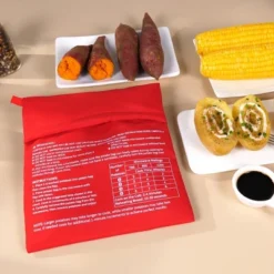 Itopfox Microwave Potato Bag For Baking, Reusable Steam Pocket Cooker For Potatoes, Corn, Bread, And Tortillas, Washable Fabric -Cookware Store GUEST 70e5adc5 d602 40fd 83aa 4369ca328e06