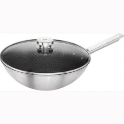 ZWILLING Joy Plus 12-inch Stainless Steel Nonstick Wok With Lid -Cookware Store GUEST 71cb493c ca22 40ff 8963 9f91d5ff06af