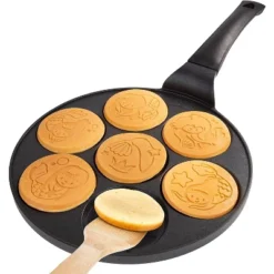Pancake Wow! Mermaid Mini Pancake Pan - Make 7 Different Flapjack Mermaids, Nonstick Pan Cake Maker For Under The Sea Fun, Unique Gift For Kids, Girls 9 Pancake Wow! Mermaid Mini Pancake Pan - Make 7 Different Flapjack Mermaids, Nonstick Pan Cake Maker For Under The Sea Fun, Unique Gift For Kids, Girls -Cookware Store GUEST 7229536b 7c4b 4608 90b9 1223a9f533aa