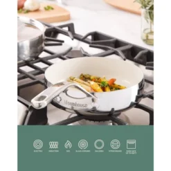 Bloomhouse 8 Inch Triply Stainless Steel Fry Pan W/ Non-Stick Non-Toxic Pro Ceramic Interior Frying Pan 22 Bloomhouse 8 Inch Triply Stainless Steel Fry Pan W/ Non-Stick Non-Toxic Pro Ceramic Interior Frying Pan -Cookware Store GUEST 7253a581 0c5b 42c9 b12e e350efa3a820