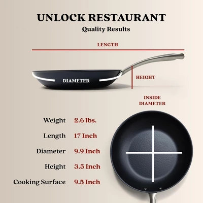 Alva Cookware X Black Angus Nonstick Carbon Steel Frying Pan Skillet, Non-Toxic, Induction Compatible, Stay Cool Handle, Safe Cooking 7 Alva Cookware X Black Angus Nonstick Carbon Steel Frying Pan Skillet, Non-Toxic, Induction Compatible, Stay Cool Handle, Safe Cooking - Image 5
