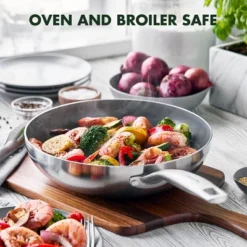 GreenPan Chatham 11" Tri-Ply Stainless Steel Healthy Ceramic Nonstick Wok -Cookware Store GUEST 73c0cb90 b60b 4c74 ac90 f997e2628012