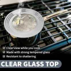 Sterline Universal Pot Lids Set With Tempered Glass With Steam Hole -Cookware Store GUEST 73e331a7 4680 49ef 8801 9b50200bef3c