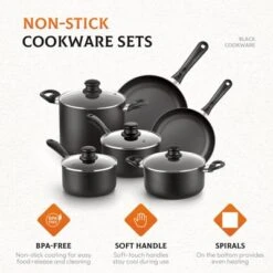 SKONYON 16Pcs Nonstick Pots And Pans Set Hard-Anodized Cookware Set With Lid And Cooking Utensils -Cookware Store GUEST 74282d72 b9c7 4c6c 97fa cf5ca94f8cd4