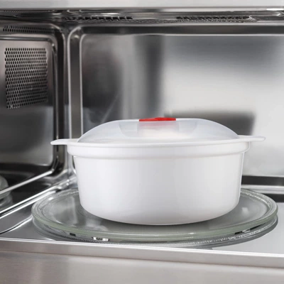 Itopfox 3-Piece Microwave Bowls With Lids And Steam Rack, Assorted Sizes For Soup, Noodles, Leftovers, Dishwasher Safe, Dorm & Kitchen Essentials 7 Itopfox 3-Piece Microwave Bowls With Lids And Steam Rack, Assorted Sizes For Soup, Noodles, Leftovers, Dishwasher Safe, Dorm & Kitchen Essentials - Image 5