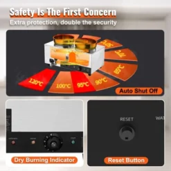 VEVOR Electric Soup Warmer, Dual 7.4QT Stainless Steel Round Pot, 1200W Commercial Food Warmer, 86~185°F Adjustable Temp -Cookware Store GUEST 74d2c8b4 e615 4788 ad1d d49f921c195a