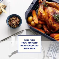 Blu. Cookware Roasting Pan With Lid And Roasting Rack, Non-Toxic -Cookware Store GUEST 75082bb0 1cd9 47f1 be5f 5ff64110675a