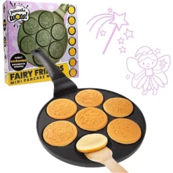 Fairy Friends Mini Pancake Pan - Make 7 Unique Flapjacks - Nonstick Griddle For Breakfast Princess Magic & Quick Easy Cleanup- Adorable And Bite Sized -Cookware Store GUEST 7544bd9e 4d64 436e bd7e 118faee9fbcd