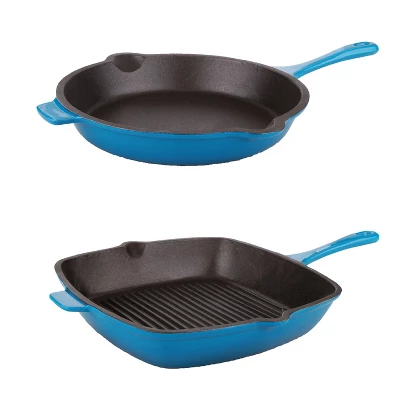 BergHOFF Neo 2Pc Cast Iron Cookware Set, 10" Fry Pan & 11" Grill Pan 13 BergHOFF Neo 2Pc Cast Iron Cookware Set, 10" Fry Pan & 11" Grill Pan - Image 11