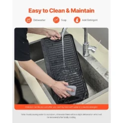 VEVOR Reversible Grill/Griddle, 20x10 Inch Pre-Seasoned Cast Iron Griddle, Portable Rectangular Pan With Handle, Family Cookware, Black -Cookware Store GUEST 76673d33 8de6 4f9c b739 556378f2c76c