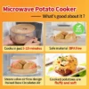 Itopfox Microwave Baked Potato Cooker Cooks In Minutes Tender & Fluffy, Baking Potato Cooker For Microwave Oven, Twice Baked Potatoes Steamer -Cookware Store GUEST 7728cd69 54e0 4028 ae65 29faf4bc3f7b