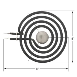 ERP® Replacement 6-In. 4-Turn Surface Range Element For GE® Part Number WB30T10078 In Gray -Cookware Store GUEST 779103ce 79cb 4b57 ba28 b462a26b2a24