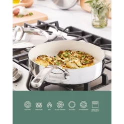 Bloomhouse 10 Inch Triply Stainless Steel Fry Pan W/ Lid W/ Non-Stick Non-Toxic Pro Ceramic Interior Frying Pan 26 Bloomhouse 10 Inch Triply Stainless Steel Fry Pan W/ Lid W/ Non-Stick Non-Toxic Pro Ceramic Interior Frying Pan -Cookware Store GUEST 77b323a3 22c1 49ec 8d8c f2410a9004b7