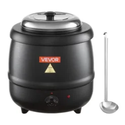 VEVOR Electric Soup Warmer, 10QT Commercial Soup Kettle With 304 Stainless Steel Detachable Insert Pot, 95~176°F Adjustable Temperature, Black 17 VEVOR Electric Soup Warmer, 10QT Commercial Soup Kettle With 304 Stainless Steel Detachable Insert Pot, 95~176°F Adjustable Temperature, Black -Cookware Store GUEST 77d49ca7 f913 42e9 83a5 fbc58bbda4ee