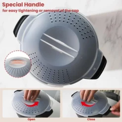 Itopfox Large Microwave Cookware Steamer With Removable Filter And Lockable Lid - BPA Free, Dishwasher Safe For Cooking Vegetables And More -Cookware Store GUEST 78ae7f64 033e 4b21 bd58 0ea25f0313be