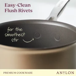 Anolon Ascend 10pc Nonstick Hard Anodized Cookware Set Bronze: Lifetime Warranty, Dishwasher-Safe, Gas & Electric Compatible -Cookware Store GUEST 78b01092 7a0f 4070 98b8 da74a483fe5e