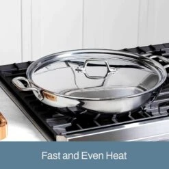 All-Clad D3 3-Ply Stainless Steel Large Frying Pan 7 Quart, Induction Oven Broiler Safe 600F Cookware Silver 9 All-Clad D3 3-Ply Stainless Steel Large Frying Pan 7 Quart, Induction Oven Broiler Safe 600F Cookware Silver -Cookware Store GUEST 7ae16119 35c8 4c18 bbaa b5d5775835ec