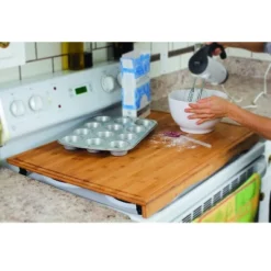 Camco 43548 4 Burner Grooved Bamboo Stove Top Work Surface With Adjustable Legs -Cookware Store GUEST 7b6d85c7 8738 46bd b7bd 0b388e8dac0e