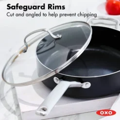 OXO Agility Series 10pc Ceramic Nonstick Aluminum Cookware Set Black: Induction Compatible, Dishwasher-Safe, Lifetime Warranty -Cookware Store GUEST 7e383175 6274 4cfe a15d 9ab1605815ac