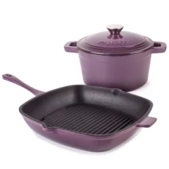 BergHOFF Neo 3Pc Cast Iron Cookware Set, 3Qt Covered Dutch Oven & 11" Grill Pan -Cookware Store GUEST 7f6ea2b2 fd48 4bb6 9164 70f7c17c01ba