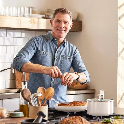 Bobby Flay 12pc Ceramic Nonstick Aluminum Cookware Set 3 Bobby Flay 12pc Ceramic Nonstick Aluminum Cookware Set