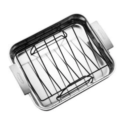 Demeyere Industry 5-Ply Stainless Steel 15.7 X 13.3-inch Roasting Pan -Cookware Store GUEST 80601de2 3686 41f2 833d fd5189d8c164