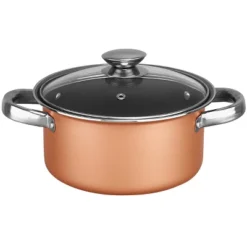 Brentwood 9 Piece Non Stick Cookware Set In Copper -Cookware Store GUEST 8109ad42 ff79 4525 8ca3 b3fb5a5881ed