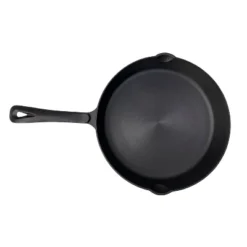Lehman's Cast Iron Skillet - Nitrogen Hardened Cookware, Tough But Lightweight, No Need To Season, Silicone Safety Handle Included - 12 Inch -Cookware Store GUEST 81a34232 f0c5 4db8 9ff1 246e547e3bde