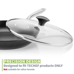 TECHEF 12" Tempered Glass Lid -Cookware Store GUEST 8309bc8a 4ddb 40e6 99f7 62b6f1de957a 1
