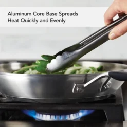 KitchenAid 12" Stainless Steel Skillet Light Silver: Induction Safe, Even-Heating, Oven-Safe, Dishwasher-Safe 16 KitchenAid 12" Stainless Steel Skillet Light Silver: Induction Safe, Even-Heating, Oven-Safe, Dishwasher-Safe -Cookware Store GUEST 8377d7d2 e144 4eb9 a062 13d75702ce84