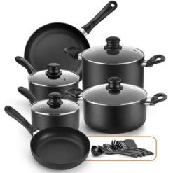 SKONYON 16Pcs Nonstick Pots And Pans Set Hard-Anodized Cookware Set With Lid And Cooking Utensils -Cookware Store GUEST 83b0034c a307 49d1 9a98 0cab5d37571e