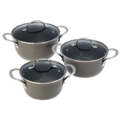 Curtis Stone 6-piece Dura-Pan+ Nesting Saucepan Set Refurbished -Cookware Store GUEST 84fdc7be 7636 460f b533 e84c48ca3e93