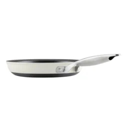 Anolon Achieve 10" Nonstick Hard Anodized Frying Pan Cream: Skillet, Electric & Gas Compatible, Hand Wash, Lifetime Warranty