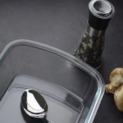 Itopfox 1QT Square Glass Baking Dish With Leak-Proof Lid, Oven & Microwave Safe, Perfect For Baking, Roasting & Storing Food, Ideal For Meal Prep 3 Itopfox 1QT Square Glass Baking Dish With Leak-Proof Lid, Oven & Microwave Safe, Perfect For Baking, Roasting & Storing Food, Ideal For Meal Prep