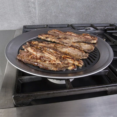 Kitchen + Home Stove Top Grill - Smokeless Nonstick Indoor Grill 6 Kitchen + Home Stove Top Grill - Smokeless Nonstick Indoor Grill - Image 4