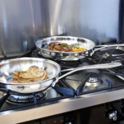 Demeyere Industry 5-Ply Stainless Steel Fry Pan -Cookware Store GUEST 879ba8af 29f8 430e b39f 28a2c6f57cf6