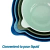 Itopfox 4-Piece Nesting Mixing Bowls Set With Pour Spout & Handle, BPA-Free, Microwave & Dishwasher Safe, Non-Slip Base, Lightweight -Cookware Store GUEST 88779287 6c50 468a 86ce b04c6841edc7
