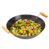 Infuse 14" Open Wok With Bamboo Side Handle: Carbon Steel Nonstick, Gas & Induction Compatible, Hand Wash, 1-Year Warranty -Cookware Store GUEST 88de87a8 1275 432d 9f00 3d34fcad1a49