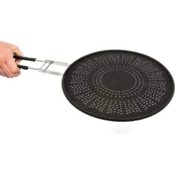CucinaPro Silicone Splatter Screen- Multi Use XL 11.5" Oil And Grease Shield Guard And Strainer W Foldable Handle For Easy Storage -Cookware Store GUEST 89ae87bd cbed 4c42 8335 ebe2bf10e029