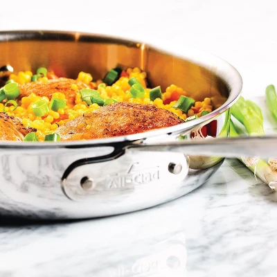 All-Clad D3 3 Ply Stainless Steel Cookware Set 7 Piece 3 All-Clad D3 3 Ply Stainless Steel Cookware Set 7 Piece