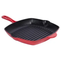 Kitchen HQ Diamond-Infused Ceramic Nonstick Cast Iron Square Grill Pan Refurbished -Cookware Store GUEST 8a467ad1 3b08 417b 8617 aa71d8a4a00f