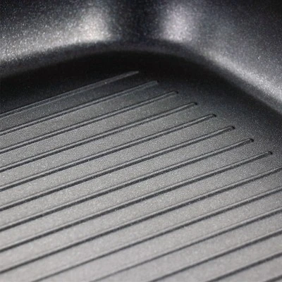 Oster® Oster Kingsway 11 Inch Aluminum Nonstick Square Grill Pan In Black 5 Oster® Oster Kingsway 11 Inch Aluminum Nonstick Square Grill Pan In Black - Image 3