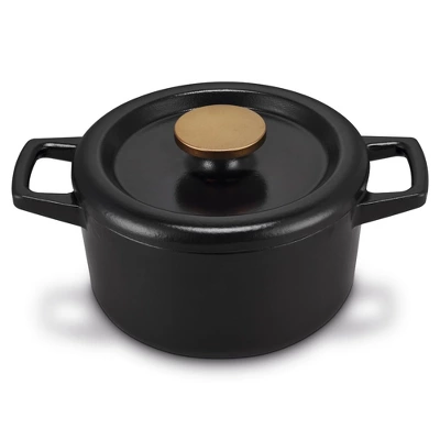 Alva Nori Enameled Cast Iron Dutch Oven Cocottes W/ Lid & Steamer Basket 80 Oz. 8 Alva Nori Enameled Cast Iron Dutch Oven Cocottes W/ Lid & Steamer Basket 80 Oz. - Image 6