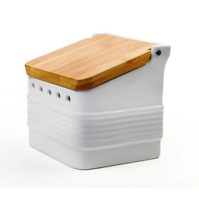 Rsvp Stoneware Garlic Keeper - White 12 Rsvp Stoneware Garlic Keeper - White - Image 10