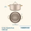 Farberware Radiant 5.5qt Nonstick Dutch Oven With Lid Champagne: Aluminum, Dishwasher-Safe, Round, 5.5qt Capacity 1 Farberware Radiant 5.5qt Nonstick Dutch Oven With Lid Champagne: Aluminum, Dishwasher-Safe, Round, 5.5qt Capacity -Cookware Store GUEST 8c0b6343 c922 44ae aac5 039f9a3969e2
