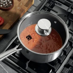 KOCH SYSTEME CS Hybrid Nonstick Stainless Steel Saucepan With Nonstick Honeycomb Interior, Silver -Cookware Store GUEST 8c44f567 173a 4463 8feb 78f75fcd8f13