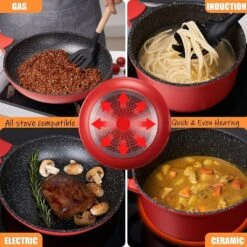 Pots Pans Set, Imarku 16pcs Cookware Sets Nonstick Granite Coating, Induction Kitchen Cookware Easy To Clean,Cooking Pot Pan Set With Stay-Cool Handle -Cookware Store GUEST 8c99c014 50f0 48c5 a628 1b5e651d9308