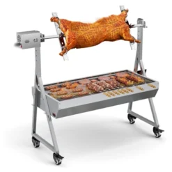 Mojgar Rotisserie Grill Roaster, 132lbs Charcoal Grill Outdoor BBQ Grill Pig Lamb Spit Roaster With Hand Crank -Cookware Store GUEST 8cffa0e2 8942 4dab 97d0 77db7f899a8e