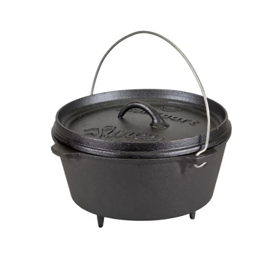 Stansport Preseasoned Cast Iron Dutch Oven With Legs 10 Stansport Preseasoned Cast Iron Dutch Oven With Legs - Image 8