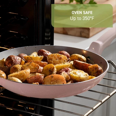 T-fal 12pc Ceramic Nonstick Cookware Set, Refresh Ceramic, Mint Green 8 T-fal 12pc Ceramic Nonstick Cookware Set, Refresh Ceramic, Mint Green - Image 6